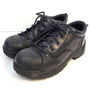 Timberland Pro Titan Black Alloy Toe Industrial Work Shoe Grunge Goth A2316